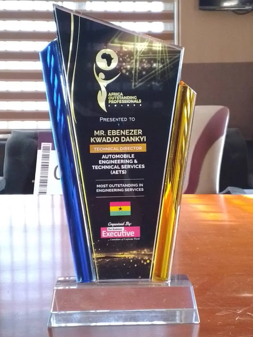 Business excellence trophy awarded to AETS
