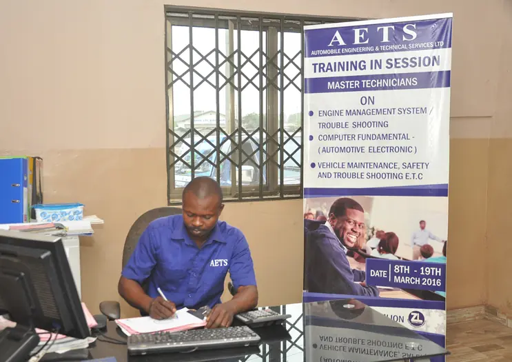 Training in session